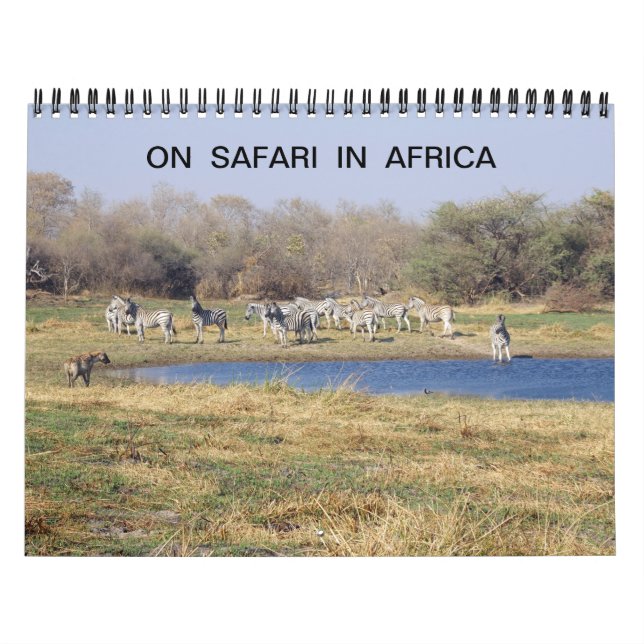 CALENDÁRIO NA SAFÁRI NA ÁFRICA (Capa)
