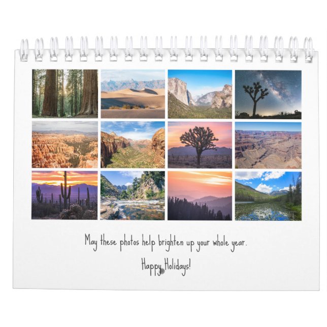 Calendário Nacional dos Parques 2025 (Verso)