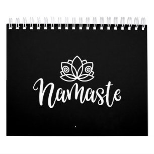 Calendário Namaste Lotus Design Para Amantes De Yoga