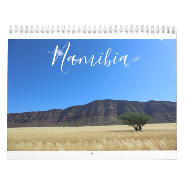 Calendário Namíbia Kolmanskop Sossusvlei Fish River Canyon (Capa)