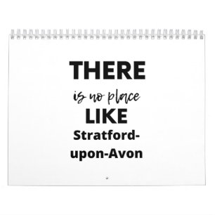 Calendário não há lugar como Stratford-on-Avon