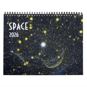 Calendário NASA Espaço Universo Galáxia 2026