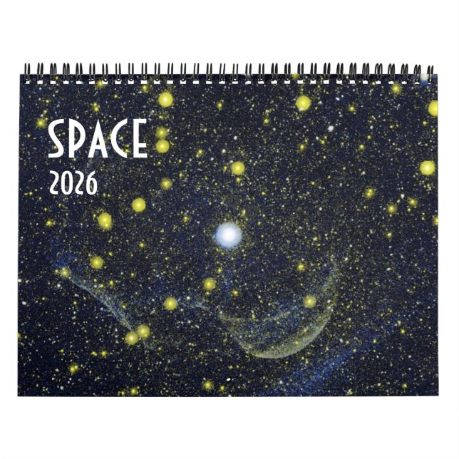 Calendário NASA Space Universe Galaxy 2026 Calender (Capa)