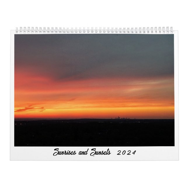 Calendário Nasceres do sol e Pôrs do sol 2024 (Capa)