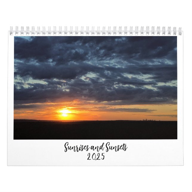 Calendário Nasceres do sol e Pôrs do sol 2025 (Capa)