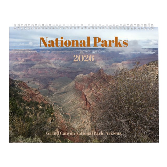 Calendário National Parks Photographic 12-Month 2026 Calendar (Capa)