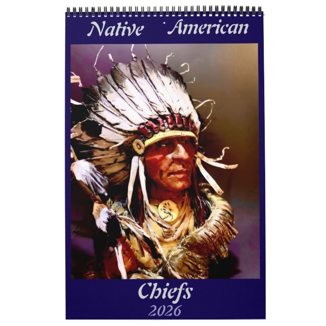 Calendário Native American Chiefs Calendar (Capa)