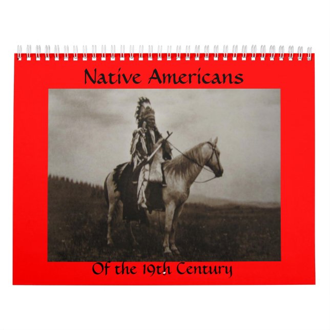 Calendário nativo americano do século XIX (Capa)