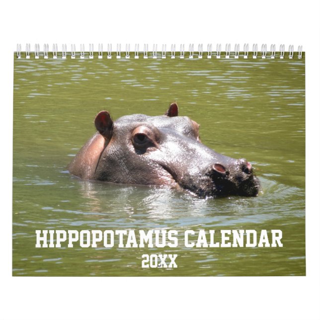 Calendário Nature Hippopotamus (Capa)