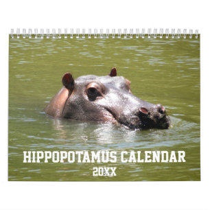 Calendário Nature Hippopotamus