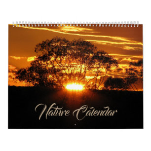 Calendário Natureza Animal Terra Bem-vindo em Casa Destino do
