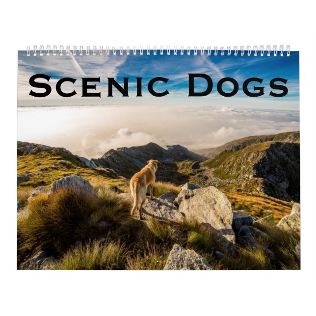 Calendário Natureza cénico dos cães (Capa)