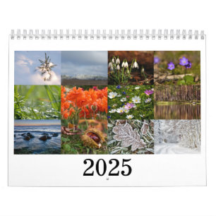 Calendário Natureza da Estônia 2025
