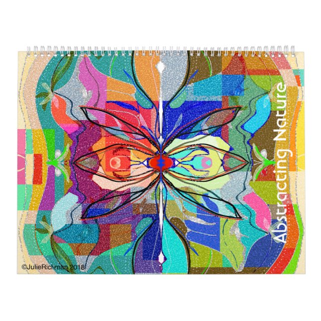 Calendário Natureza de abstracção (Capa)