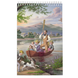 Calendário natureza e diversão ao ar livre