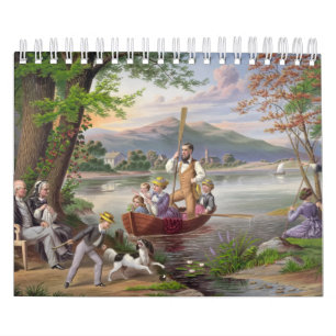 Calendário natureza e diversão ao ar livre