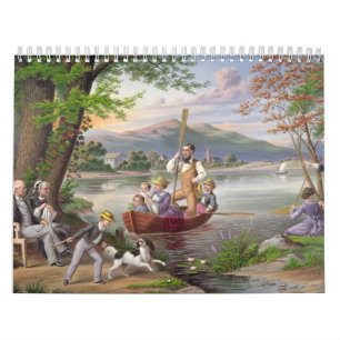 Calendário natureza e diversão ao ar livre