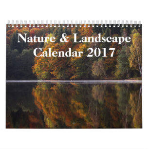 Calendário Natureza e Paisagem Fotografia 2017