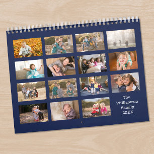 Calendário Naval Personalizado Moderno de 15 Meses