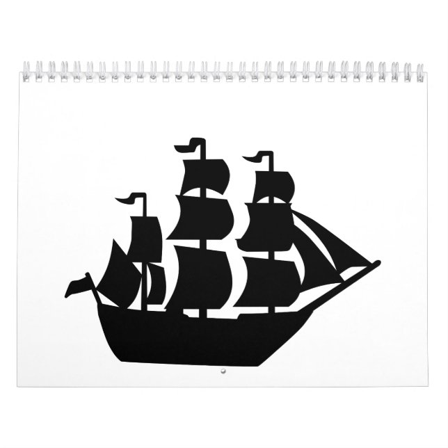 Calendário Navio de pirata (Capa)
