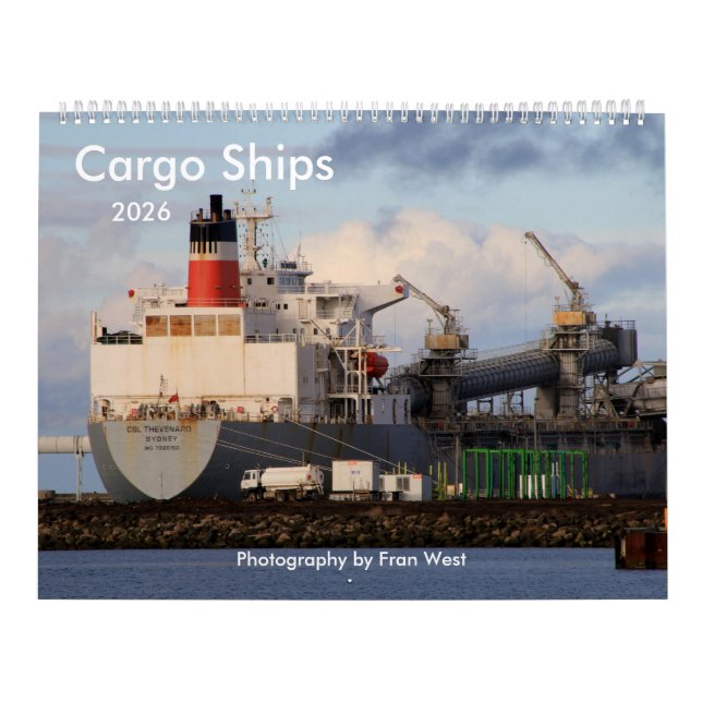 Calendário Navios de carga 2026 (Capa)