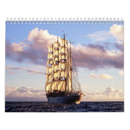 Calendário Navios e velas