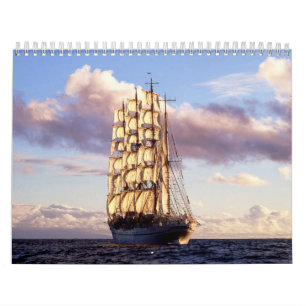 Calendário Navios e velas