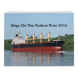 Calendário Navios no Rio Hudson 2016