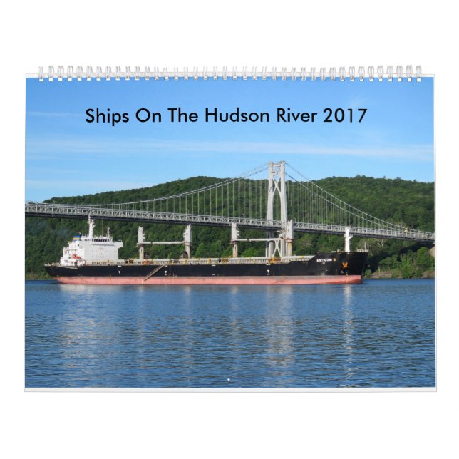 Calendário Navios no Rio Hudson 2017 (Capa)