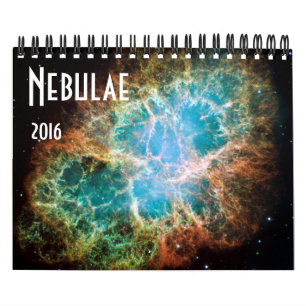 Calendário Nebulae Space Astronomy 2016 Stars NASA