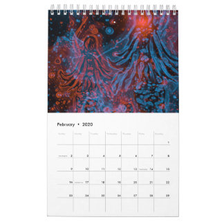 Calendário neon sermaid Calander