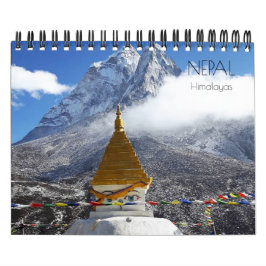 Calendário Nepal 2027 / Himalaias