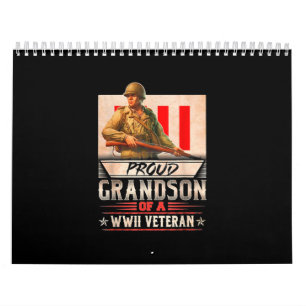 Calendário neto Orgulhoso De Um Veterano Wwii
