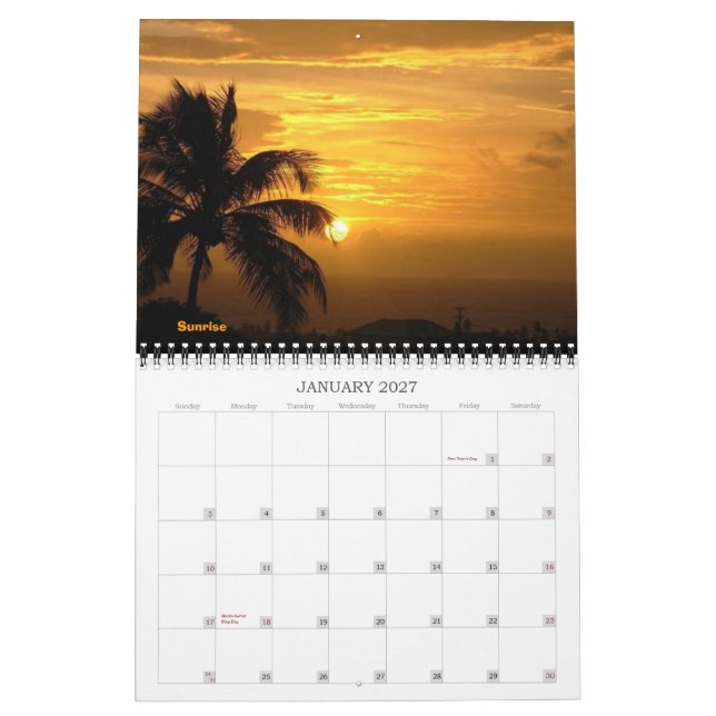 CALENDÁRIO NEVIS, ÍNDIAS OCIDENTAIS (Jan 2027)