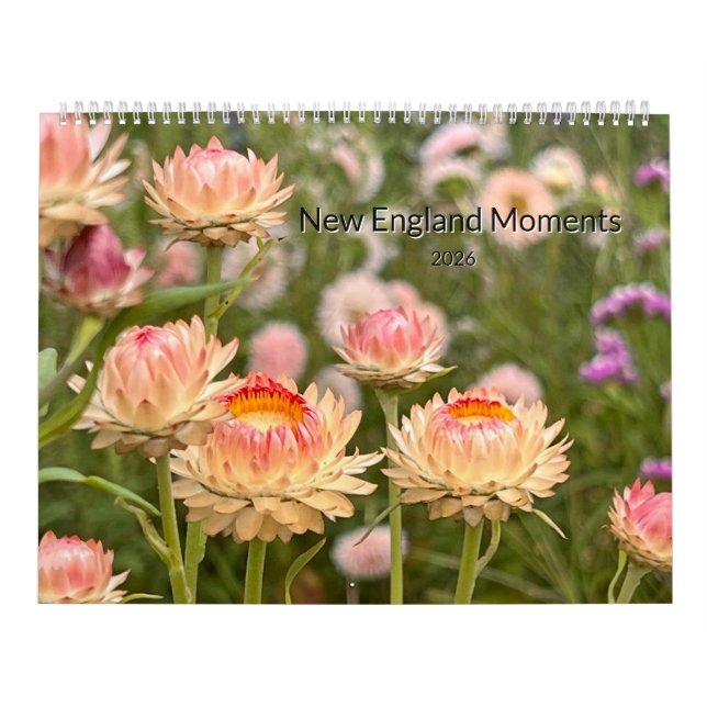 Calendário New England Moments 2026 Calendar (Capa)