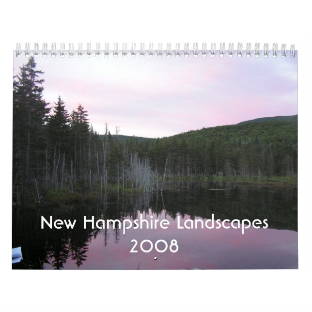 Calendário New Hampshire Landscapes 2024 (Capa)
