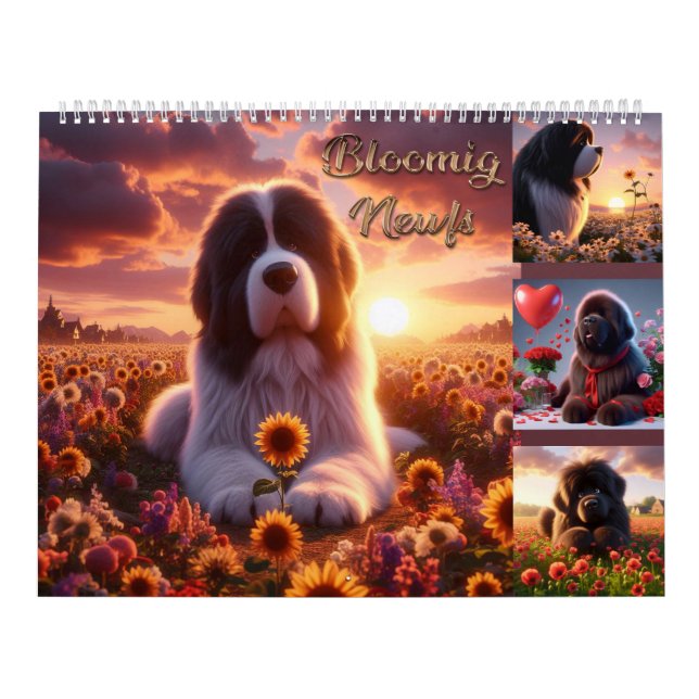 Calendário Newfs em flor (Capa)