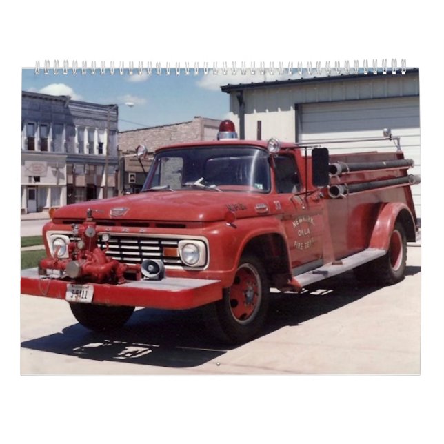 Calendário Newkirk Fire Department (Verso)