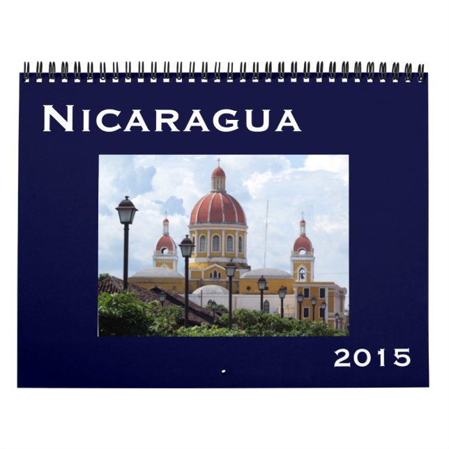 Calendário Nicarágua 2015 (Capa)