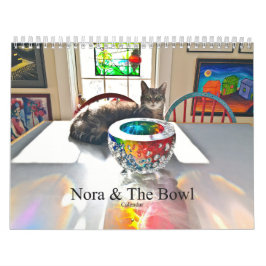 Calendário "Nora & the Bowl" do Piano Cat