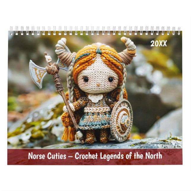 Calendário Norse Cuties – Crochet Legends of the North (Capa)