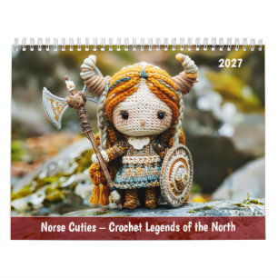 Calendário Norse Cuties – Lendas Crochet do Norte