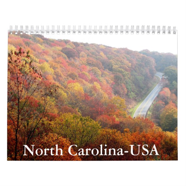 Calendário Norte Carolina-EUA (Capa)