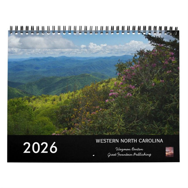 Calendário North Carolina Landscapes 2026 Calendar (Capa)