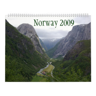 Calendário Noruega 2009