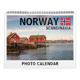 Calendário Noruega Escandinávia 2026