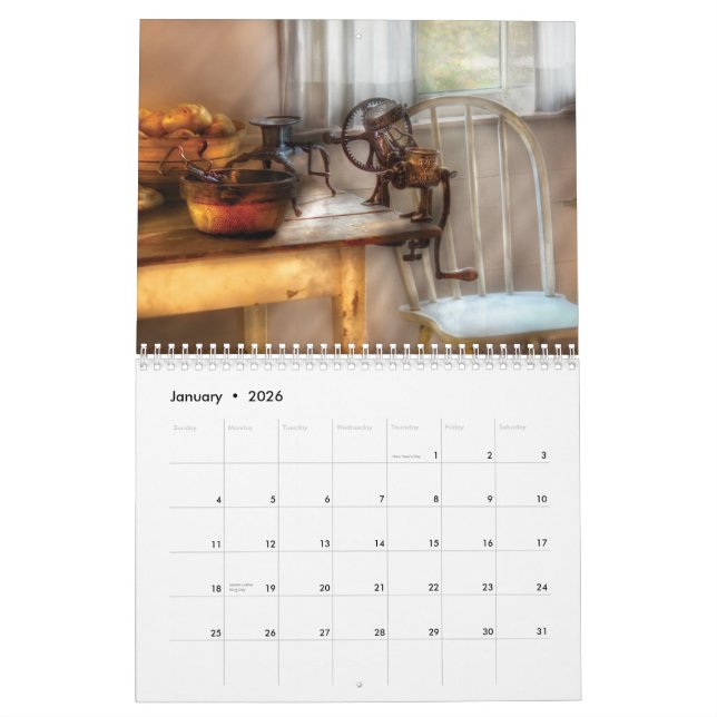 Calendário Nostalgia IV - Recordando o passado (Jan 2026)