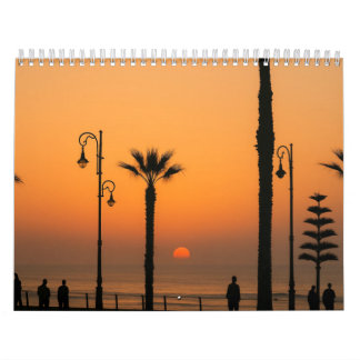 Calendário Notebook tropical sunset - Inspirador e pacífico