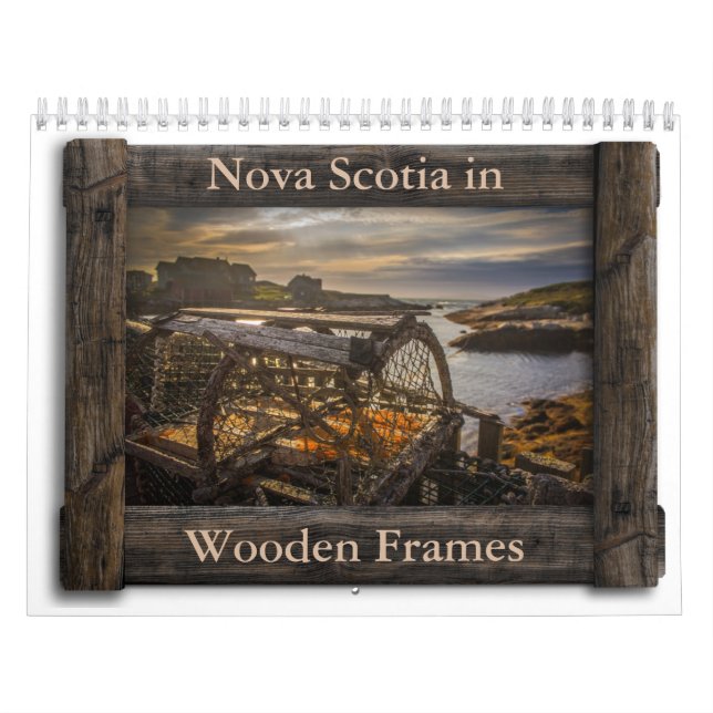 Calendário Nova Escócia em Wooden Frames (Capa)