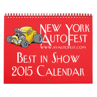 Calendário Nova Iorque AutoFest Best in Show 2016 Calendar